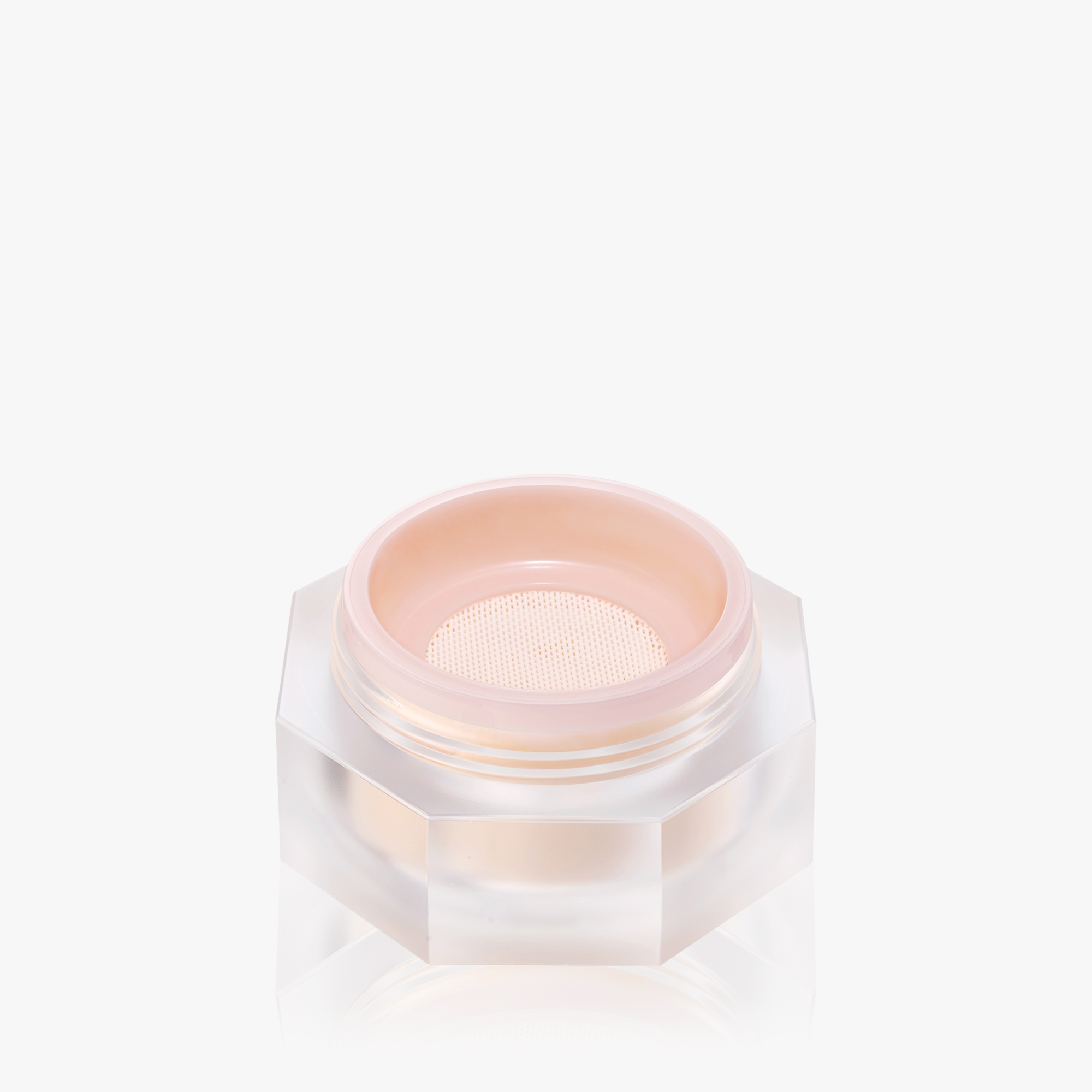 Semi-transparent setting powder