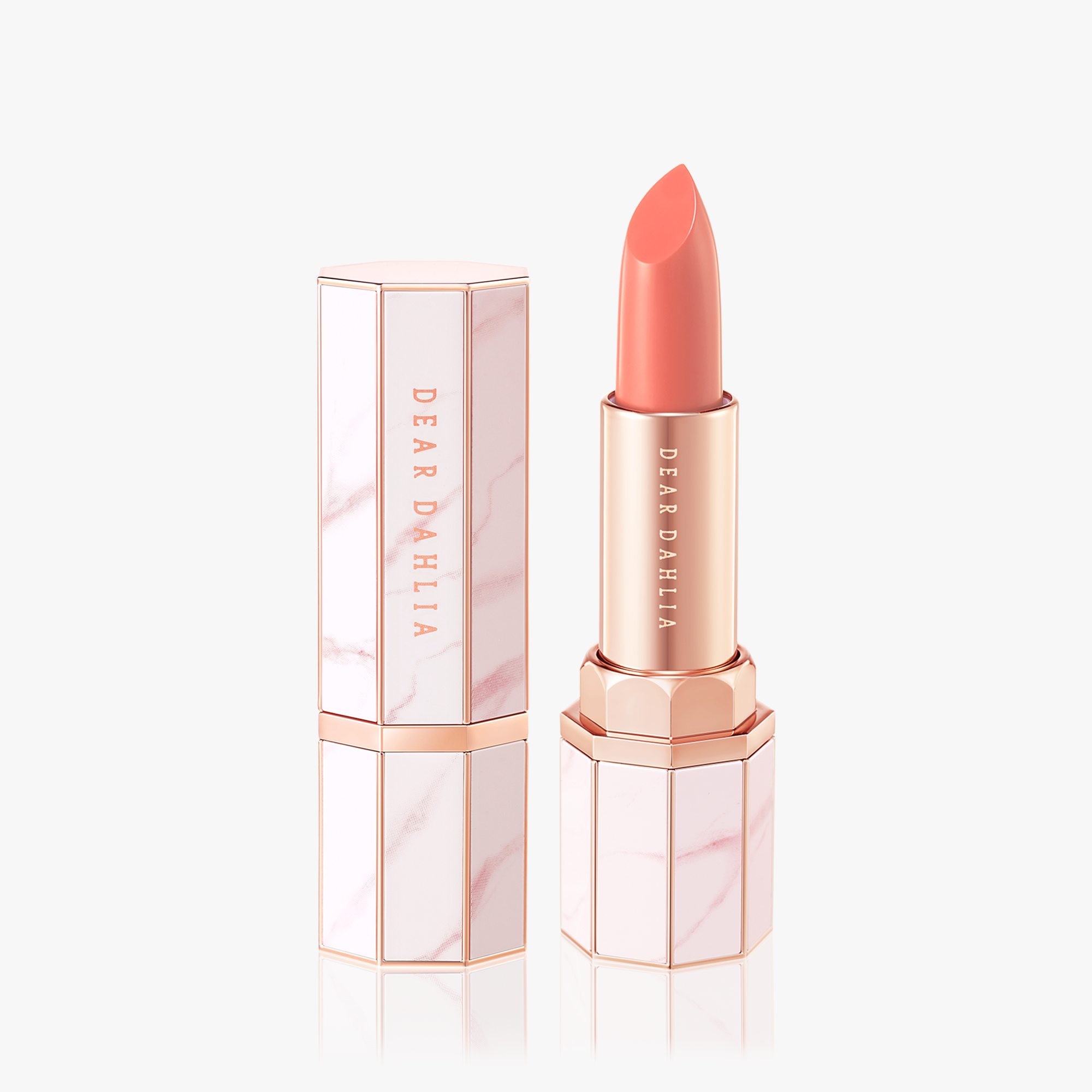 Sheer lipstick infused with moisture