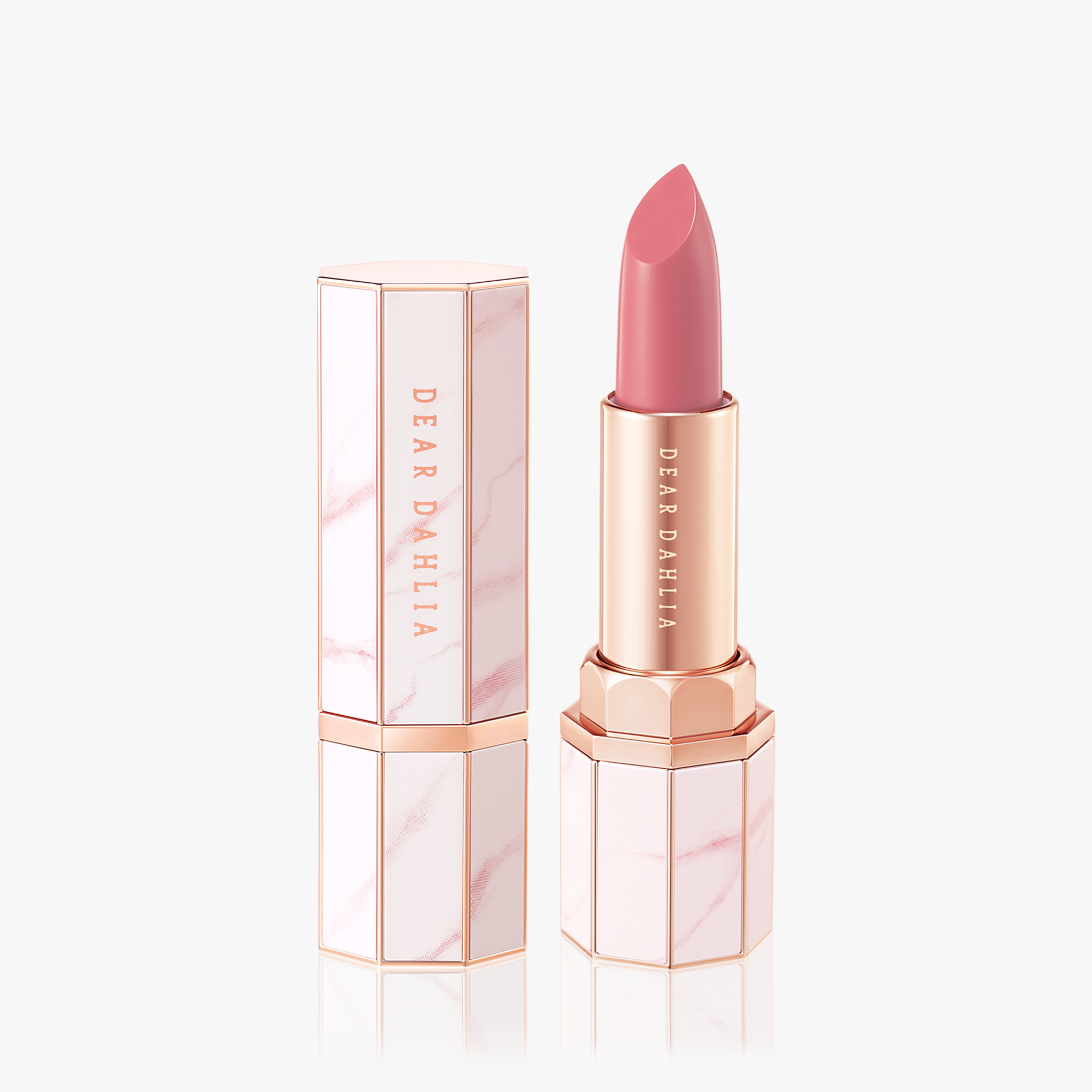 Sheer lipstick infused with moisture